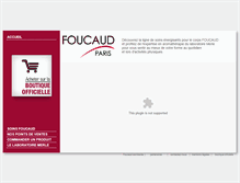 Tablet Screenshot of foucaud.fr